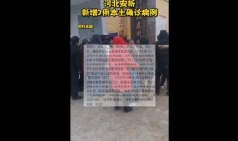 保定最新疫情爆料,多区域现新增病例，防控措施升级中
